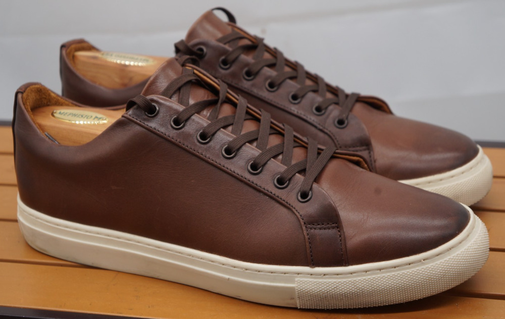 Thursday Boots Men’s Everyday Premier Lowtop Leather Sneakers Brown Size US 12 M